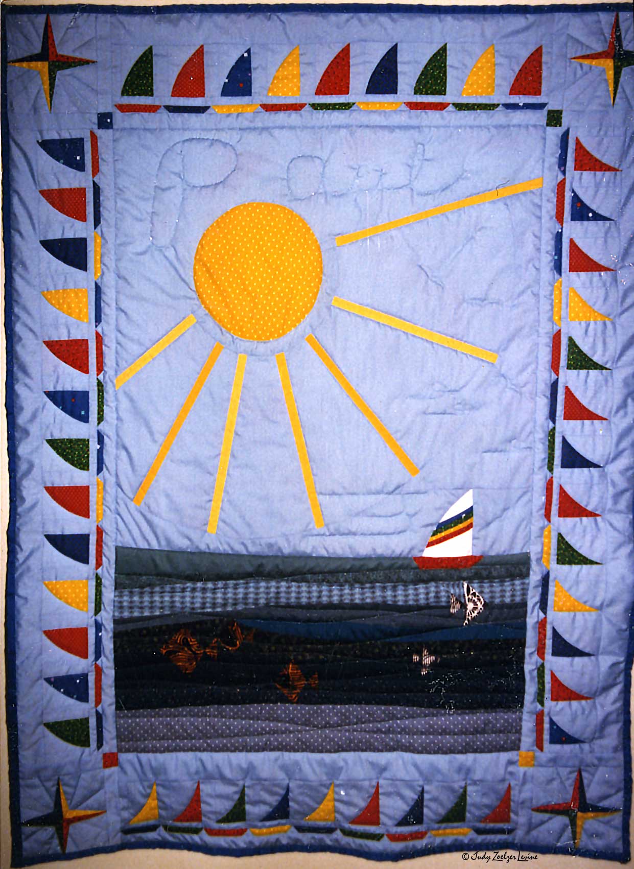 Sailboat Baby Quilt 1